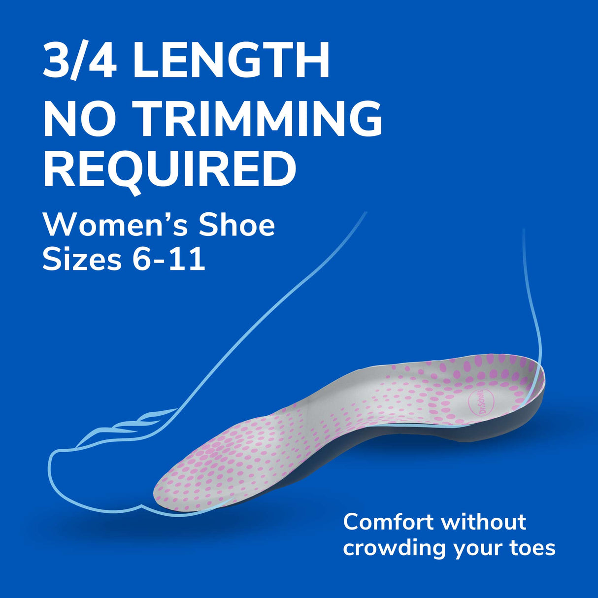 image of 3/4 length no trimming required
