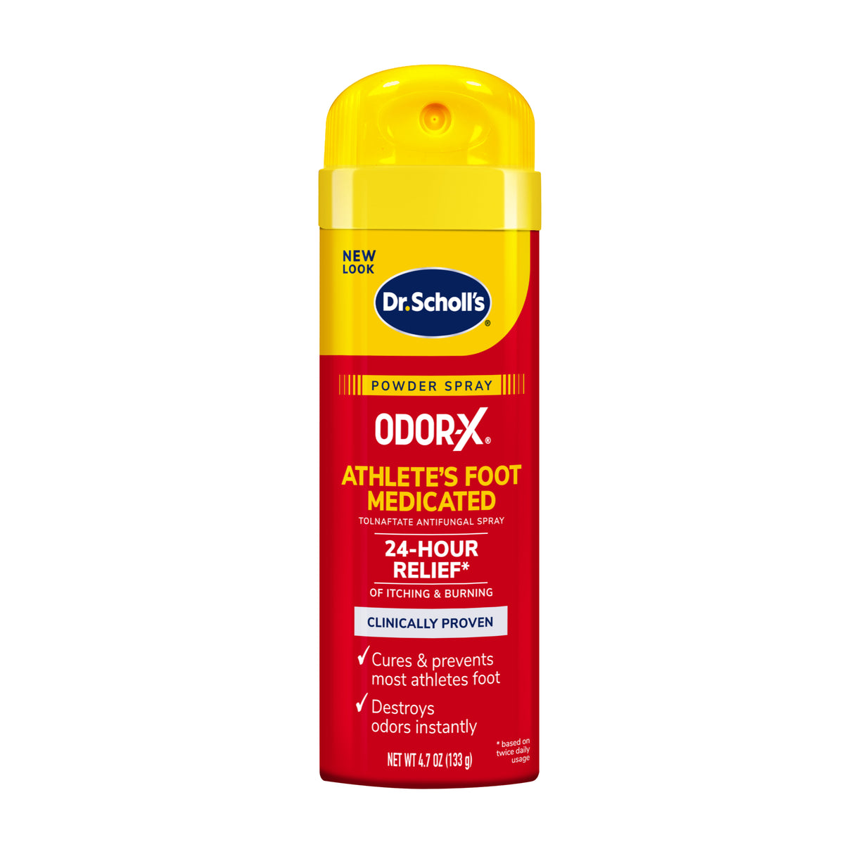 Odor-X® Athlete's Foot Medicated Spray Powder