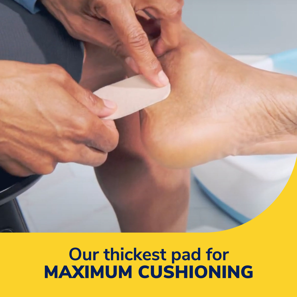 image of our thickest pad for maximum cushioning