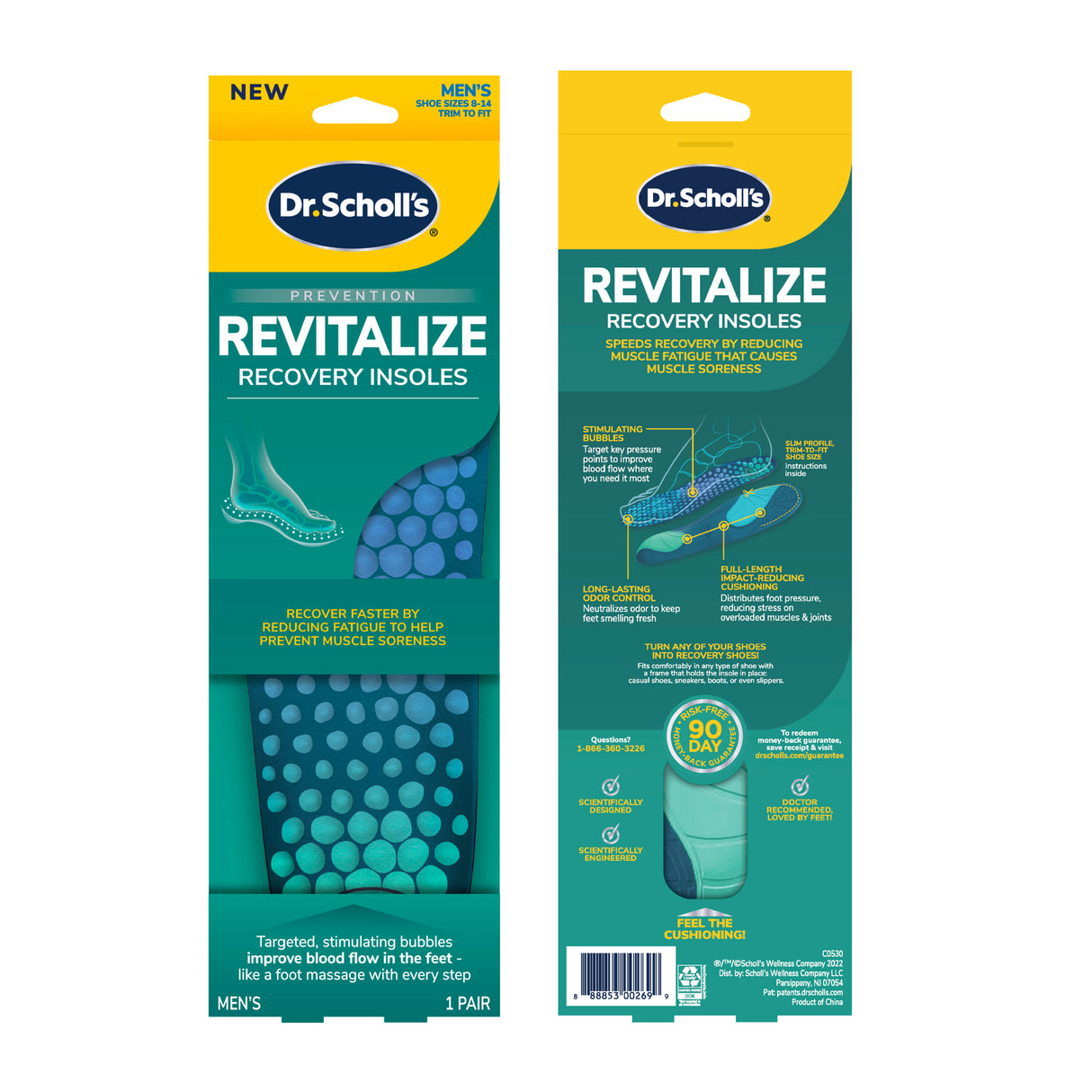 image of revitalize recovery insoles