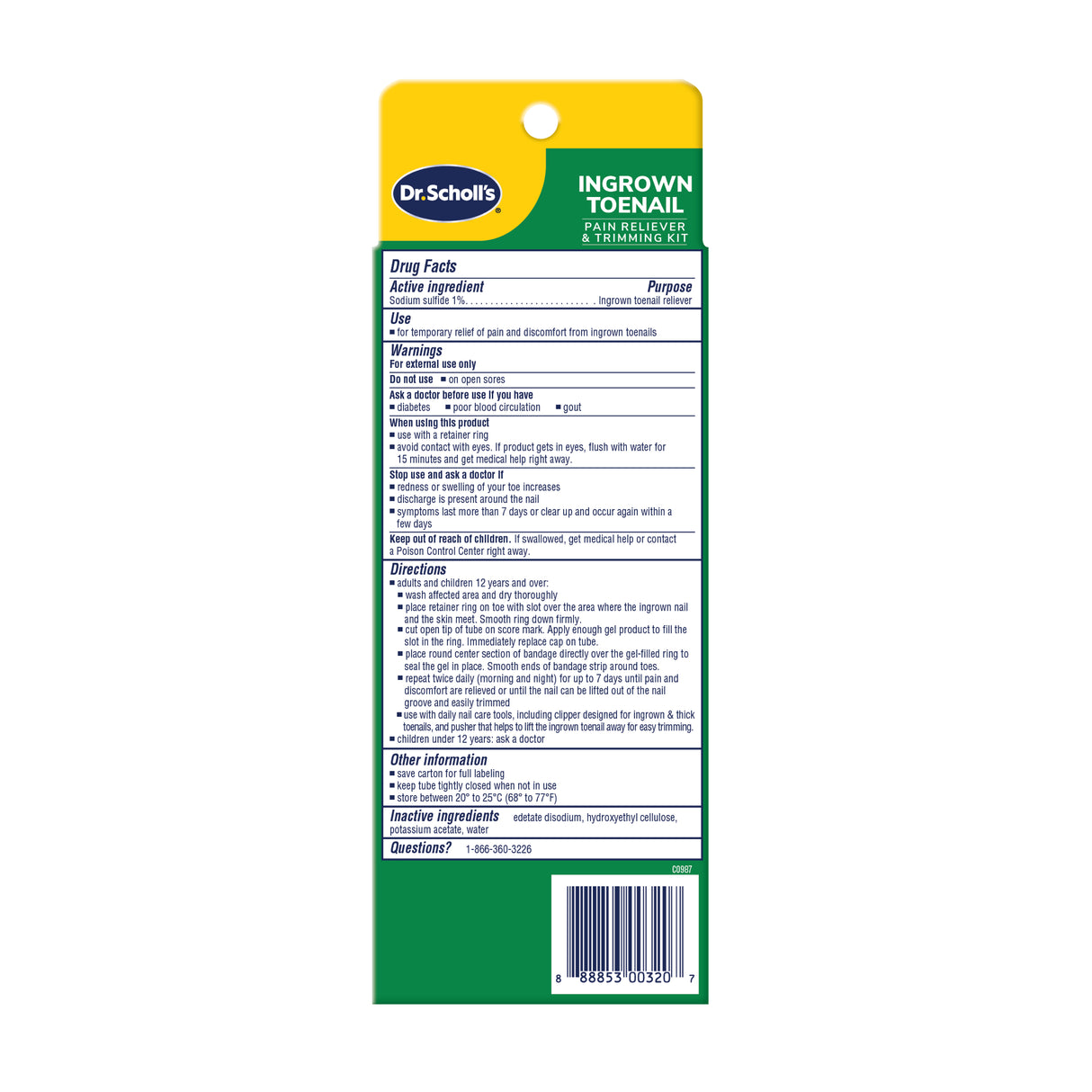 Ingrown Toenail Pain Reliever & Trimming Kit