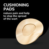 image of cushioning pads reduce pain and help to stop the spread of the wart