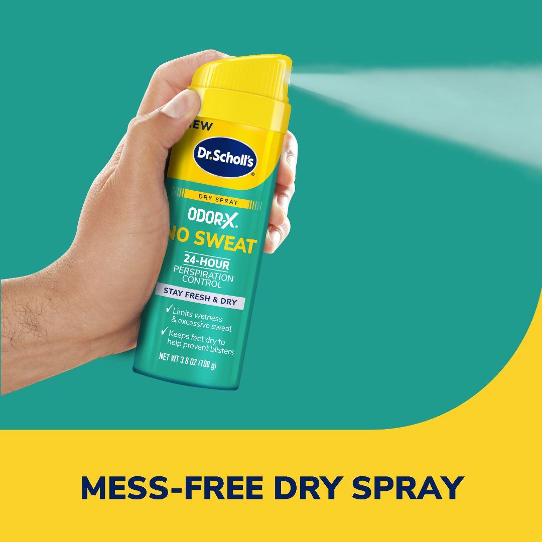 Odor-X® No Sweat Dry Spray