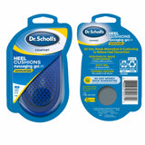 image of men's heel cushions, front and back of package